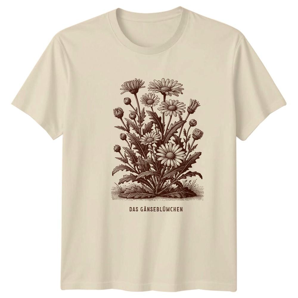 Das Ganseblumchen Vintage Daisy Floral Botanical T-Shirt