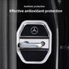 4Pcs Silicone Car Door Lock Buckle Protector Cover  For Mercedes Benz AMG W168 W204 W205 W203 W211 W212 W213 W201 W210 GLA GLC BGHKM1