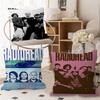 Vintage Rock Band Radiohead Pillow Anime Pillow Sofa Bed Head Pillow Cover Cushion Cover 45x45 cm Fashion