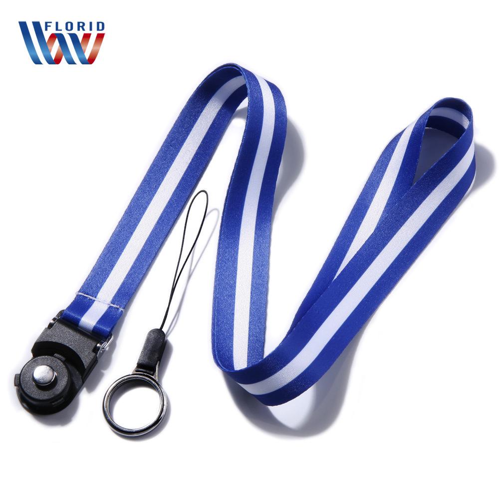 2-in-1 Double-Sided Phone Lanyard with Detachable Rotating Buckle and Card Holder Compatibility