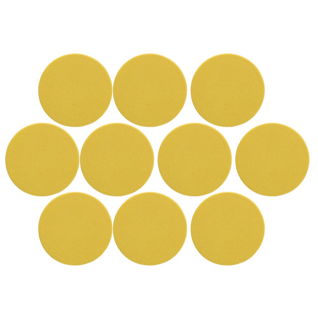 10 buc Bobine de Spumă pentru Depozitarea Firului de Pescuit, Instrument Placă de Înfășurare, Accesoriu Echipament de Pescuit, Galben