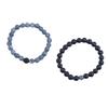 8MM Volcanic Rock & White Turquoise Couple Bracelets