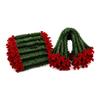 10pcs Mini Green Pine Style Christmas Garland Flexible Wrappable Christmas Wreath Artificial Bendable Xmas Door Wreath Indoor