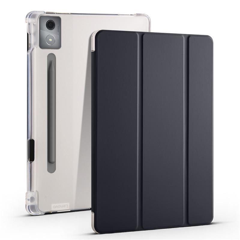 For Xiaoxin Pad Pro 12.7 Case With Pen Holder Trifold Soft Back Stand Tablet For Xiaoxin Pad Pro 12 7 Cover