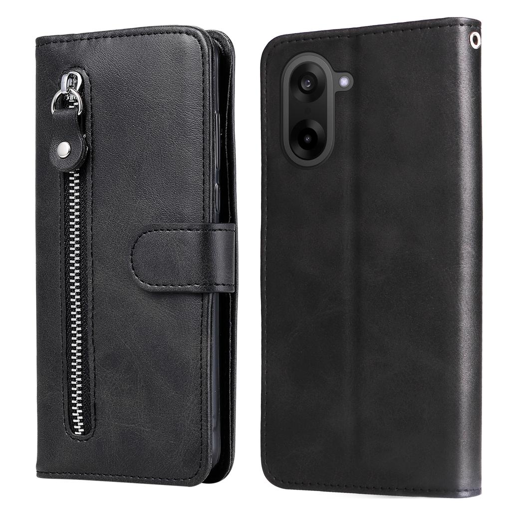For OnePlus Ace 5 Racing 5G/OnePlus Nord CE5 5G PU Leather Cases with Zipper Pocket Wallet Phone Cover Stand