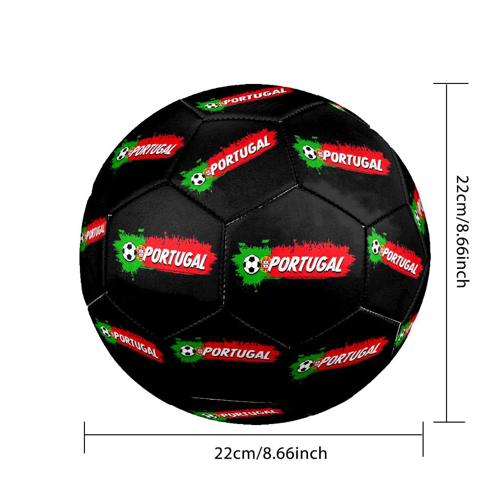 Portugal Theme soccer ball Size 5 Soccer Ball Soft Touch Professional Training Football for Outdoor Sports