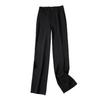 Spring/Summer 2026 Black Wide-Leg High-Waist Slimming Pants - New Fashion Casual Style