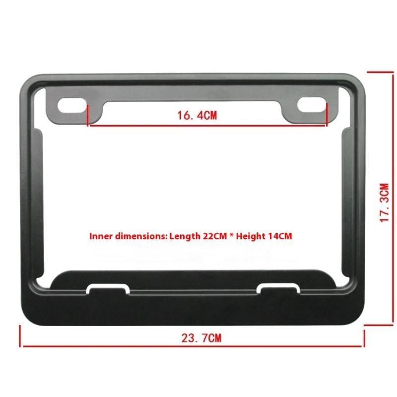 Motorcycle Badge Frame Universal Aluminum License Plate Holder Motorcycle Accessories Motorcycle License Plate Frames