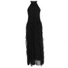 European & American Style 2025 Summer Women's French Ruffle Waist Slimming Dress