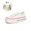 Square head two wear little white shoes women's autumn new women's platform casual board shoes breathable versatile flat-soled women's shoes