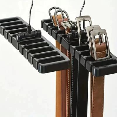 Home Wardrobe Storage Rack Accessories Multifunctional Scarf Hanger Belt Storage Rack Rotatable