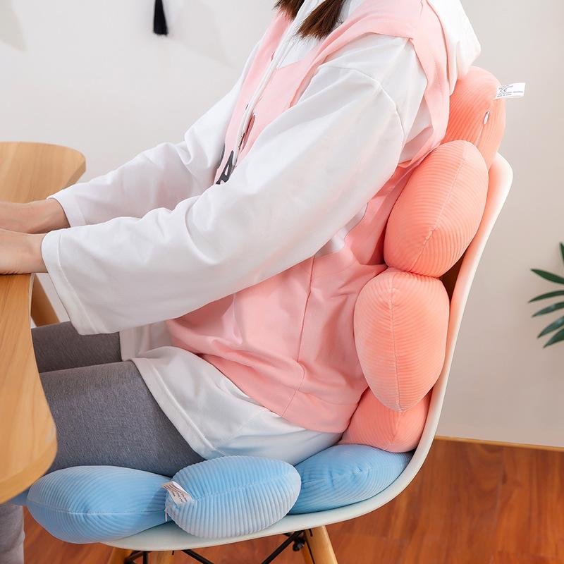 Small Daisy Cushion Flower Pillow Chair Cushion Office Sitting for A Long Time Tatami Car with Butt Cushion Pillow Thickened