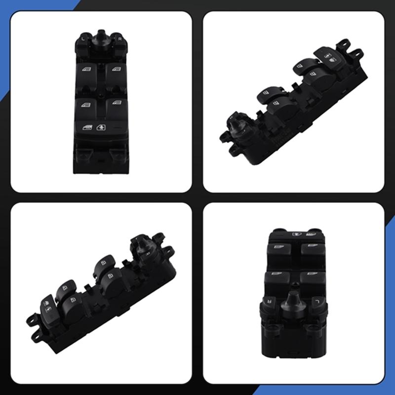 Fensterheberschalter 31453264 Vorne Links Mit Kindersicherung Schwarz Passend für Volvo