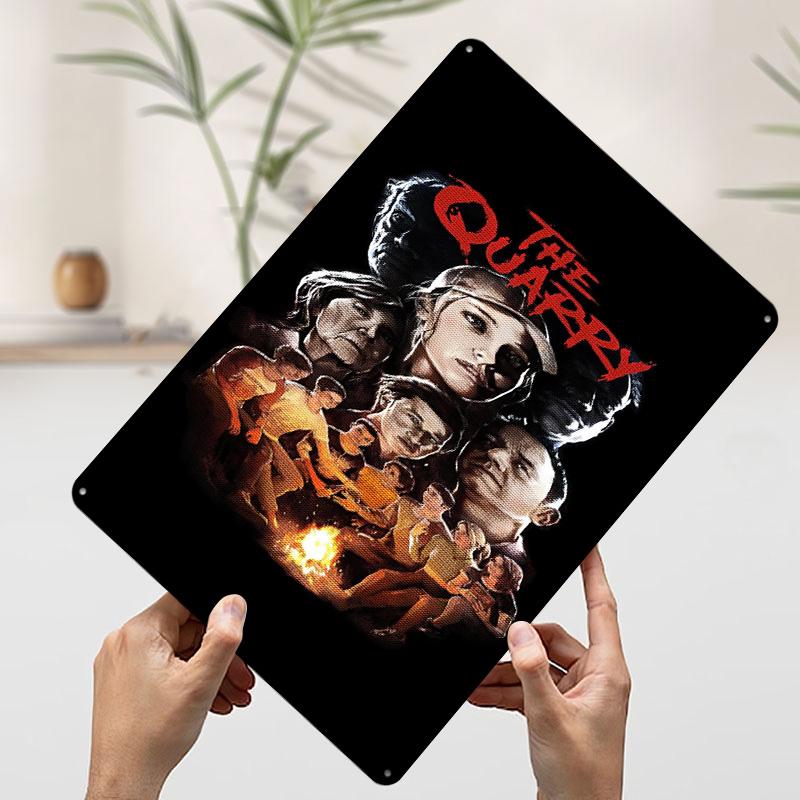 

The Quarry Game Printed Poster Customized Wall Art Retro Vintage Metal Tin Signs for Office Decoration Room Wand Deko Home Decor 7.9x11.8In(20x30cm)