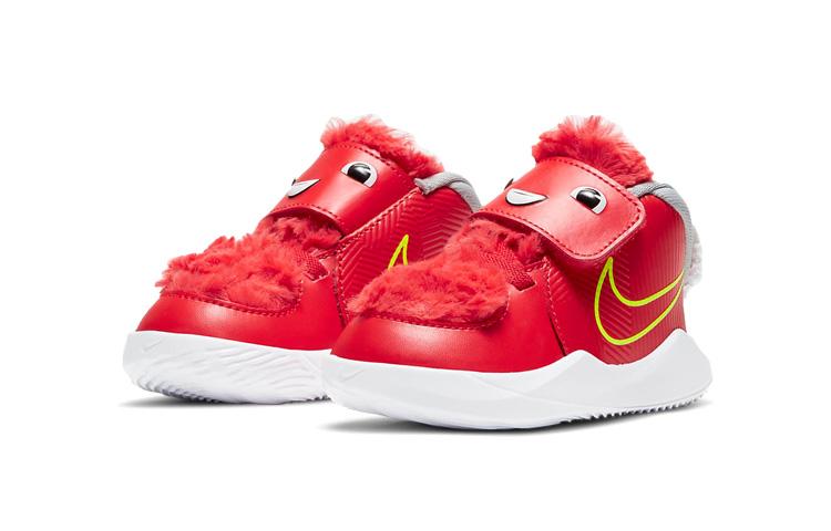 Nike Kids Team Hustle D9 Lil "Fast N Furry - Chile Red" Sneakers CT4066-600