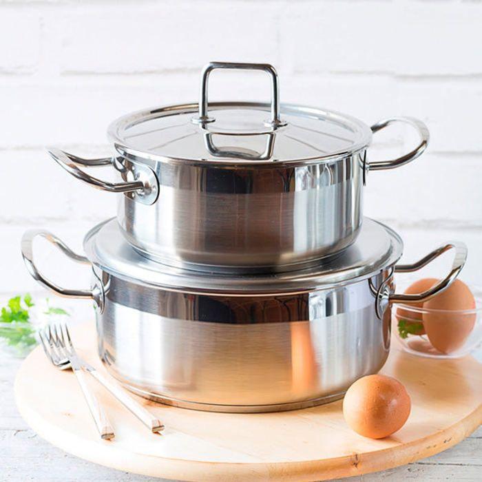 Casserole avec Couvercle BRA A340353 (20 cm) Acier inoxydable