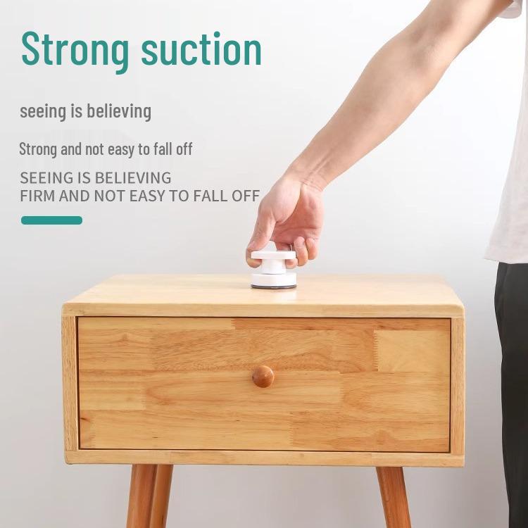 Self-Adhesive Suction Cup Glass Door Handle for Sliding Doors, Cabinets, Drawers, Wardrobes, and Refrigerators