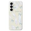 For Samsung Galaxy A17 5G Case White Feathers Pattern Printing Straight Edge TPU Phone Back Cover