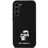 Etui do Samsung Galaxy A35 Karl Lagerfeld Silikonowe Metalowy Pin Czarne