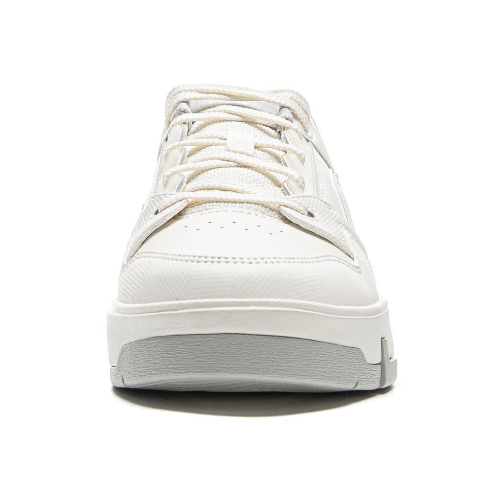 Li Ning Common 80s Slip Resistant, Abrasion Resistant, Lightweight Low Top Casual Shoes Women's White Gray AGCV270-1