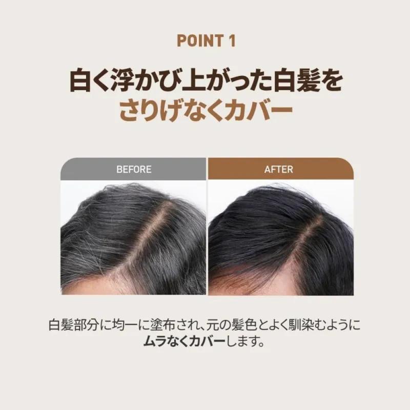 MQNY Fake Up Hair Cover Stick nr 1 Naturalna czerń 2,5g