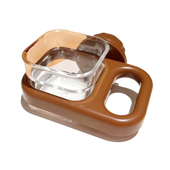 

Клетка для птиц Кормушка Поилка для попугая Кормушка Чашка для кормления Аксессуары для клетки шиншиллы Square кофейный