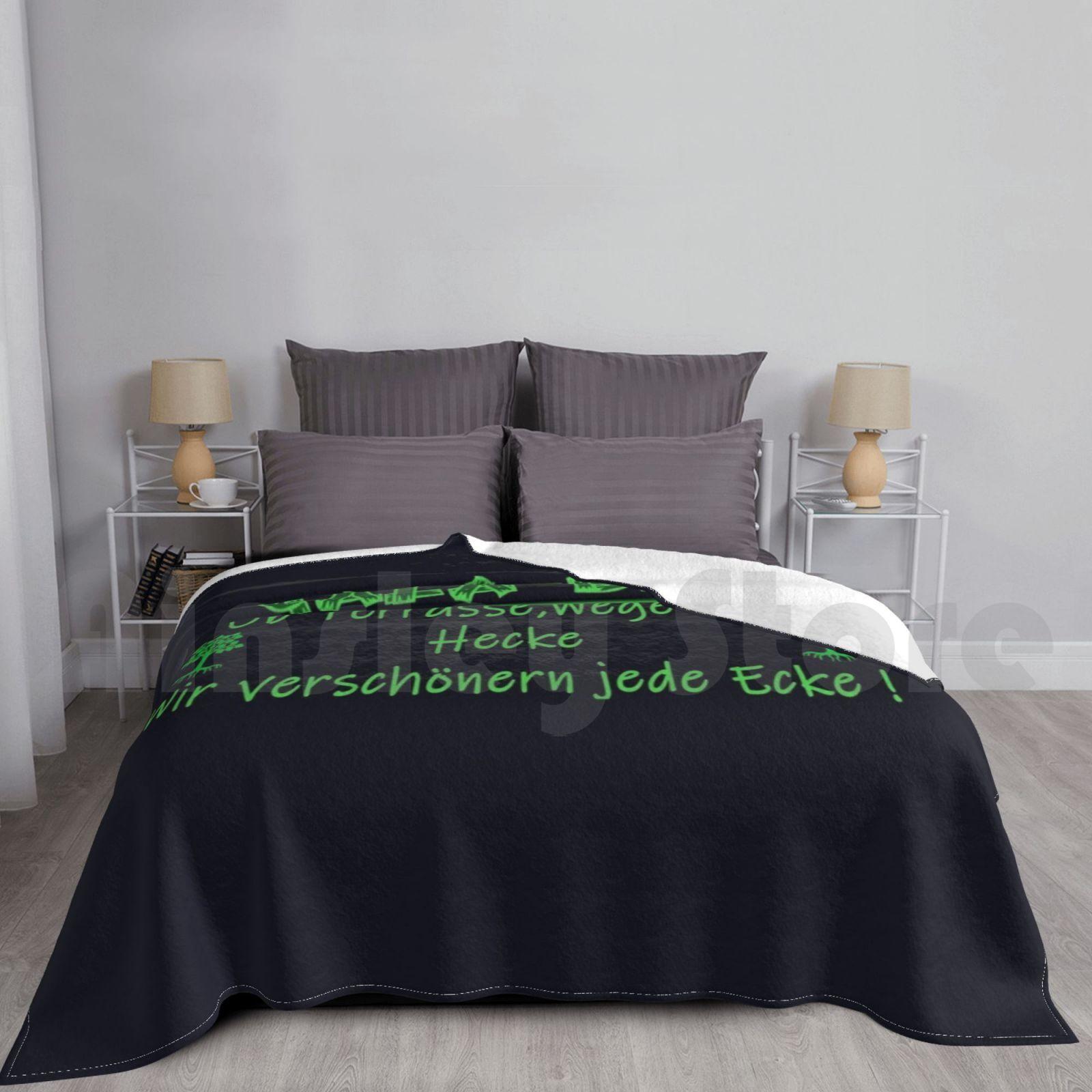 Gala Construction Landscape Gardener , Gala Building , Gardener , Fun Blanket For Sofa Bed Travel Gala Size: 75*100cm, Weight: 230 GSM