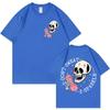 Funny Skeleton Pump Cover Tshirts Men Women Clothing Gothic Fashion Short Sleeve Tshirt High Quality Cotton Oversized T Shirt