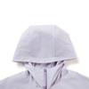 Li-Ning Comfortable Casual Minimalist Solid Color Sports Hooded Zip Windbreaker Women Outerwear Sea-Salt-Purple AFDVE68-8