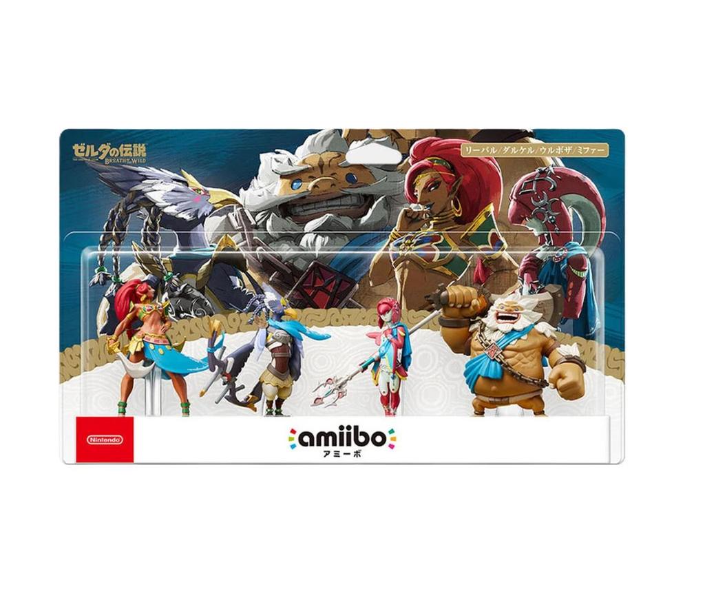 Nintendo amiibo Four Heroes Set ( BREATH OF THE WORLD ) Japan NEW