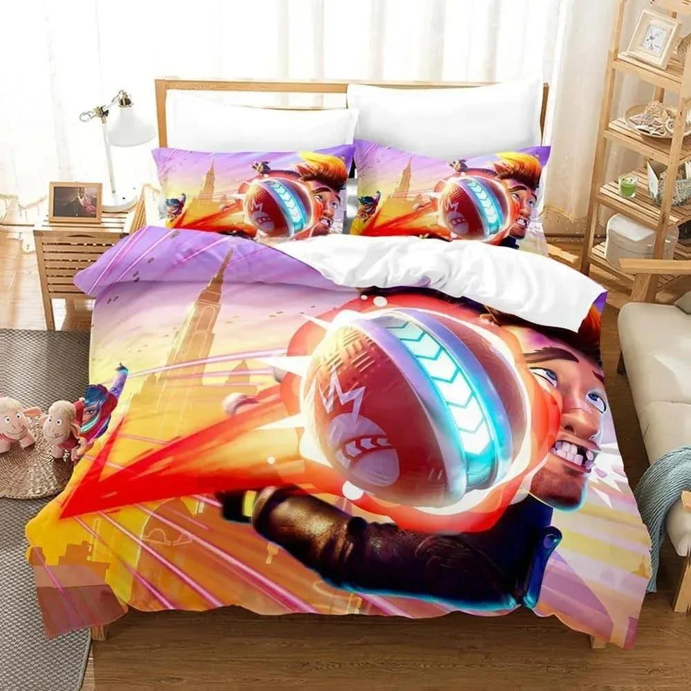 3D Print Game Knockout City Bedding Set Single Twin Full Queen King Size Bed Set Adult Kid Bedroom Duvet Cover Sets Home Textile