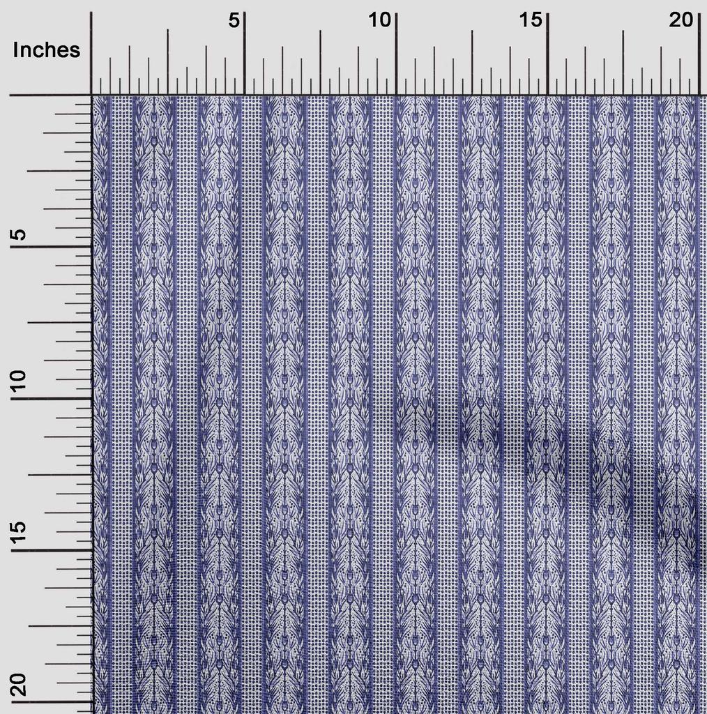 oneOone Cotton Flex Dark Purple Fabric Asian Block Dress Material Fabric Print Fabric By The Yard 40 Inch