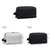 Travel Toiletry Bag For Men Pu Material Modern Minimalist Organizer With Wet Dry Separation For Business Travel