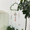 Natural Crystal Wind Bells Wind Chimes Sun Catcher Perfect Art Ornament Window Garden Hangings Ornaments Pendant