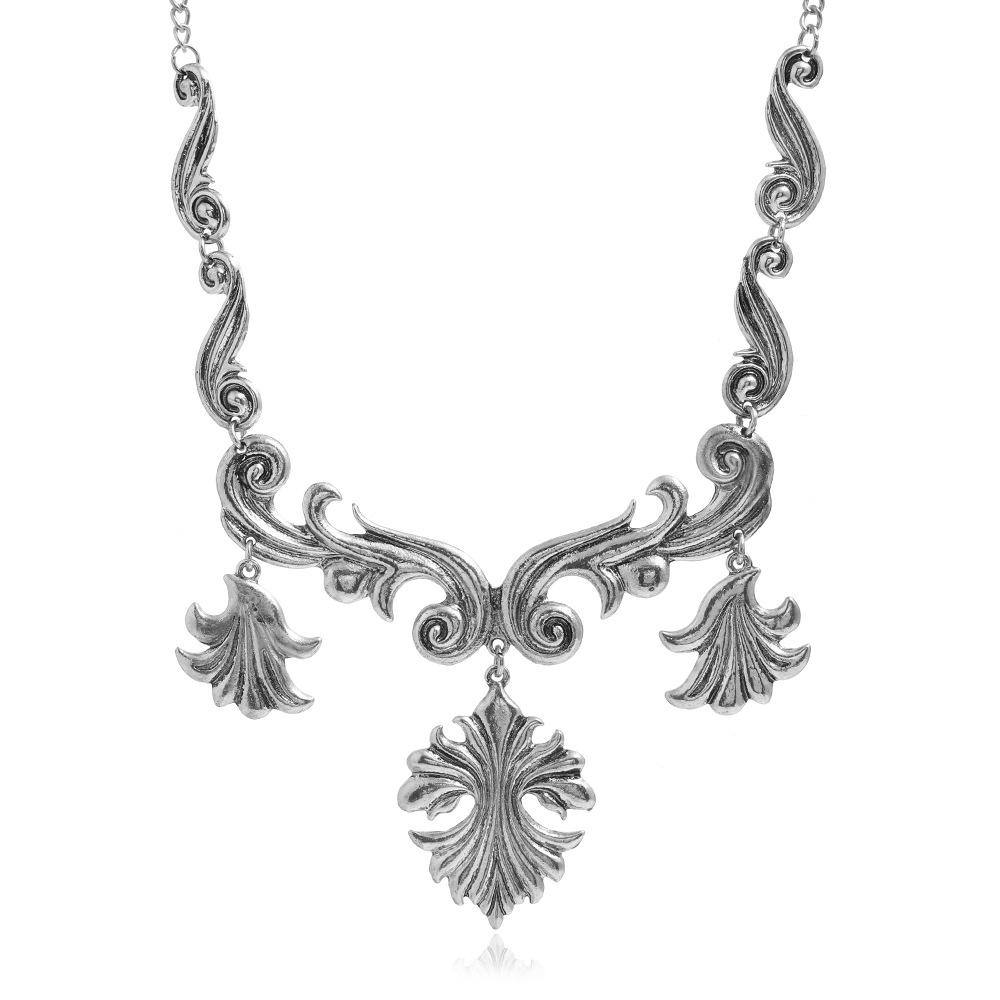 

Ретро персонализированное цветочное ожерелье женское, модное универсальное бутиковое ожерелье-свитер