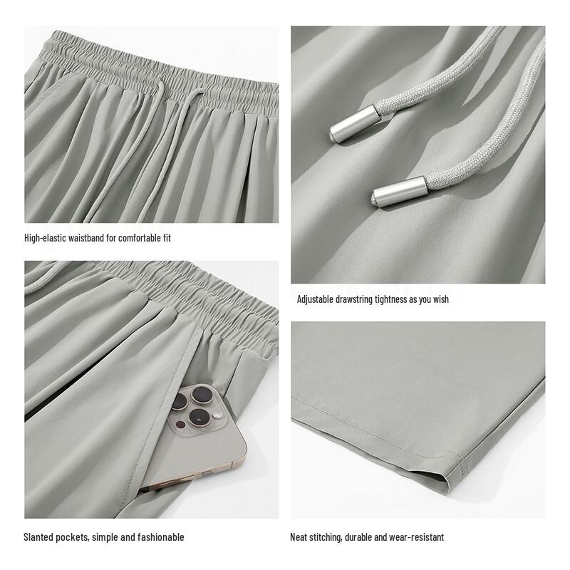 Warrior Men's Summer Loose Straight-Leg Cooling Pants