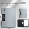 Horizontal/Vertical Clip Clipboard Thickened PP Writing Pad A4 File Folder  Document Management