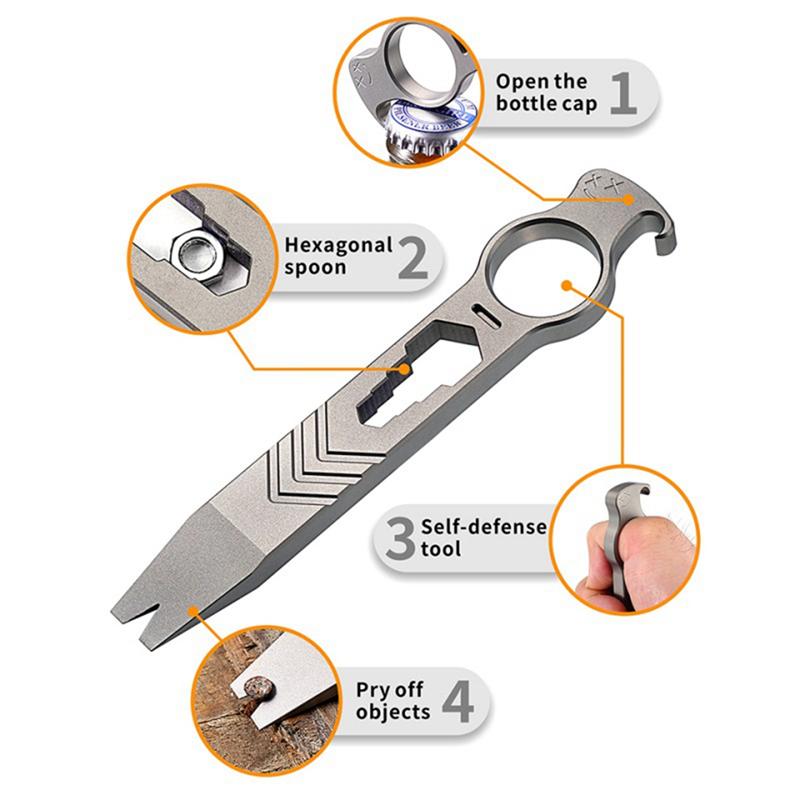 M-Modern-Multifunction Crowbars Crowbars Wrench For Danger Warning Camping Enthusiast Gift Stone Wash
