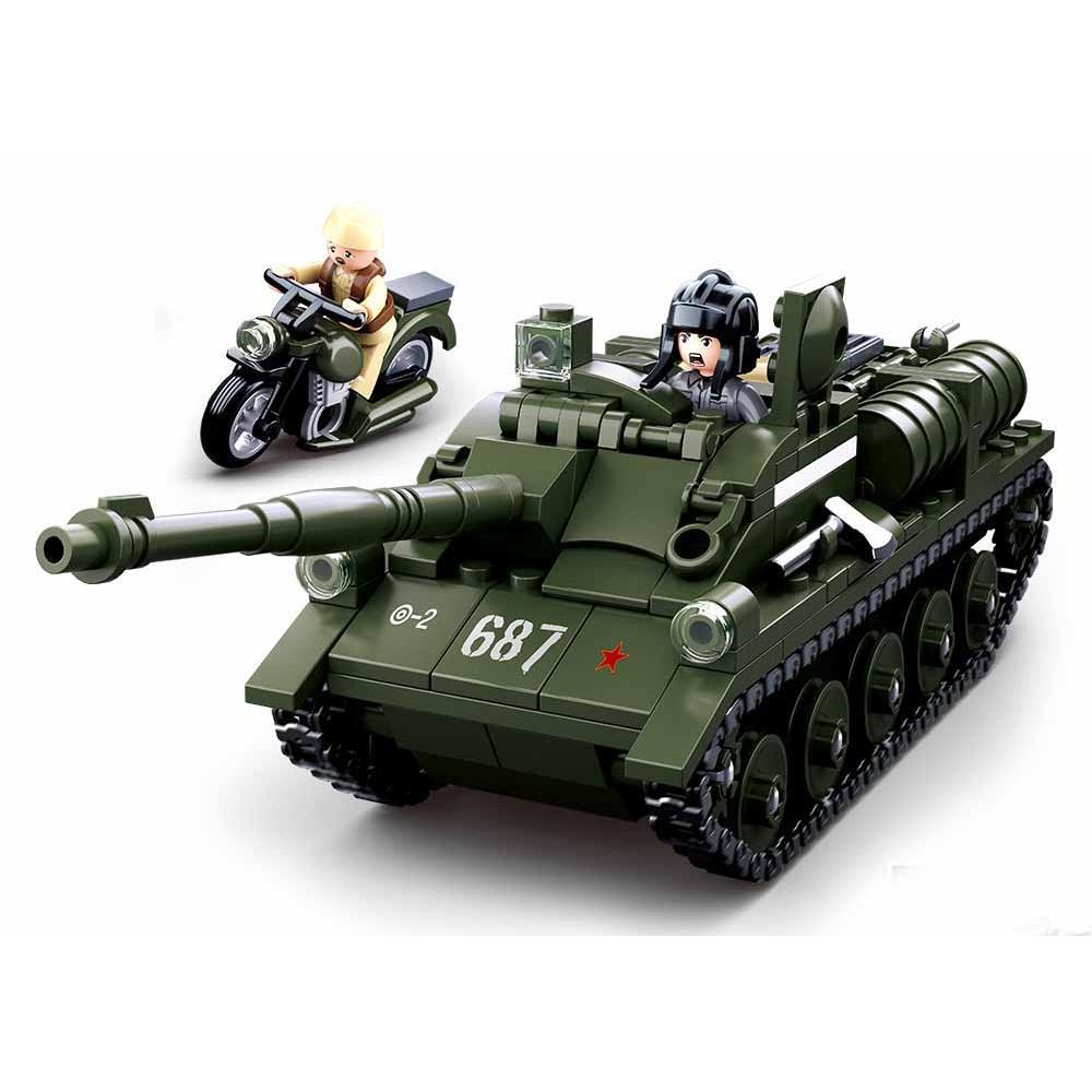 

Совместимые строительные блоки модели танка времен Второй мировой войны 349