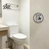 Humorous Restroom Sign Vintage Wooden Bathroom This Is A Not Cafe Shelf Decor Funny Wall Art Rustic Hanging Round Plaque for Farmhouse Washroom Door