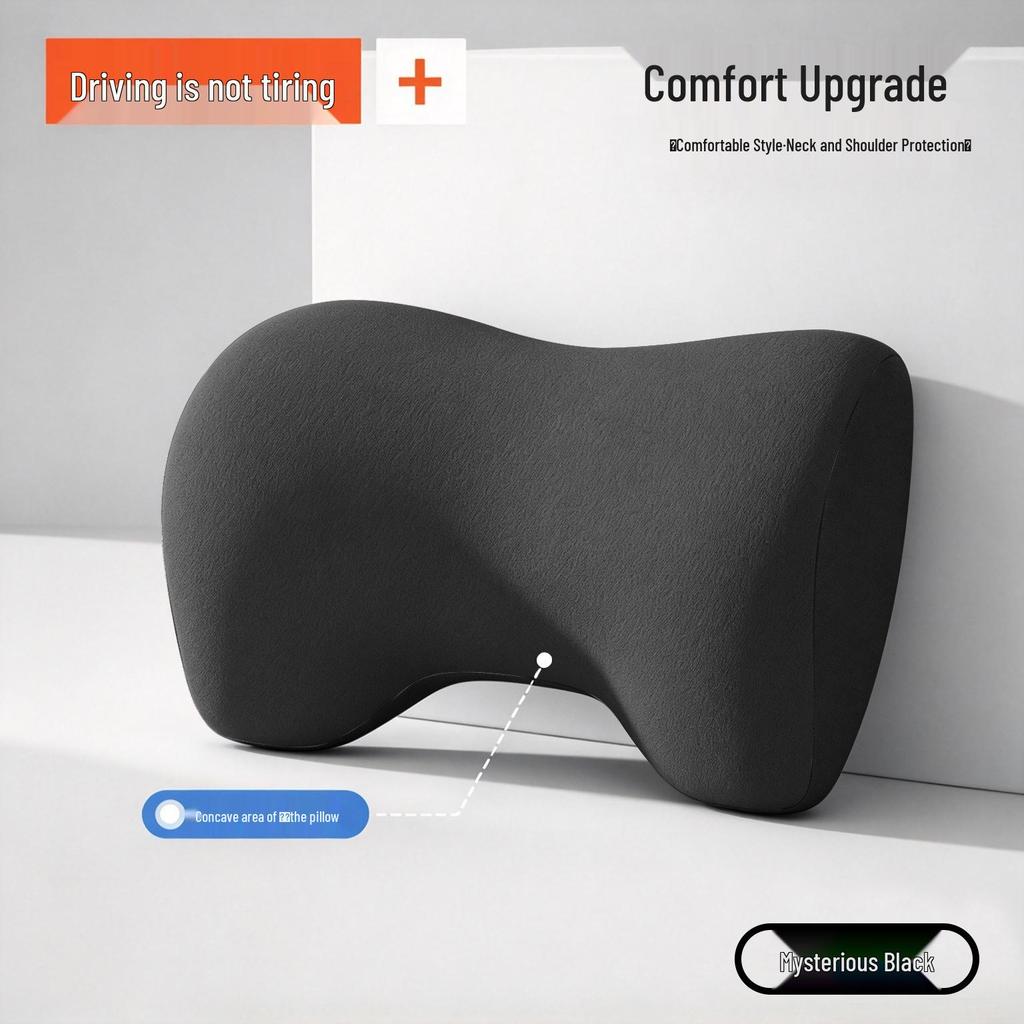 Compatible Headrest Neck Pillow & Lumbar Support Cushion for Lantu FREE, Taishan, Zhiyin, and Zhuiguang L Cars.