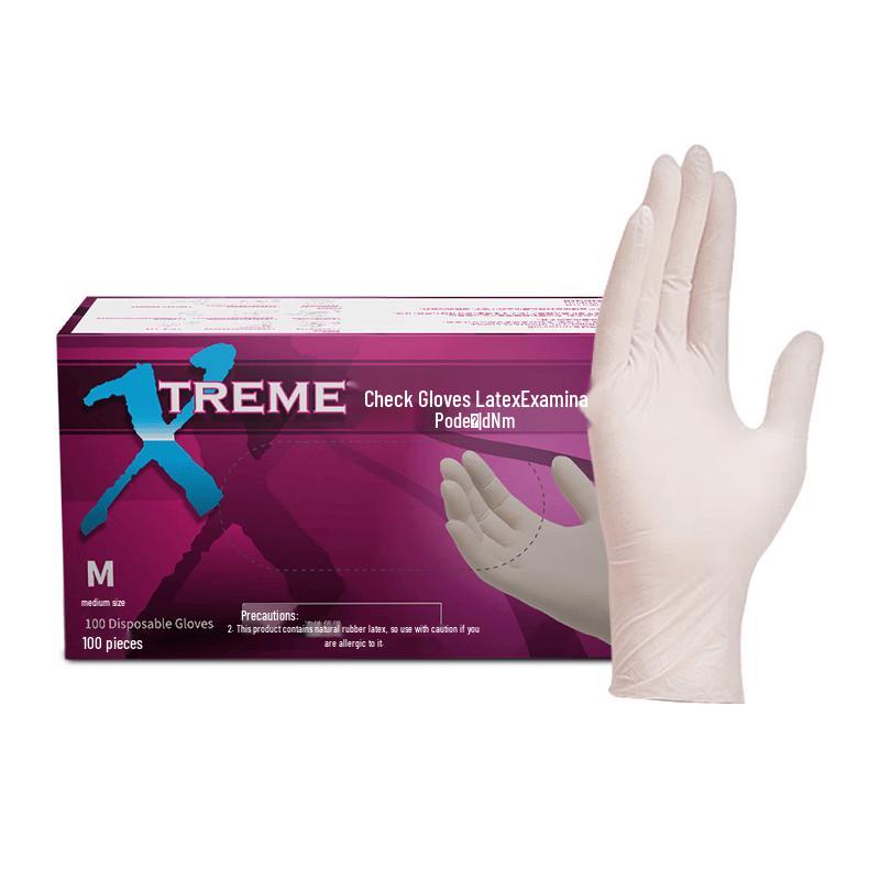 Aimas Disposable Latex Gloves Large L
