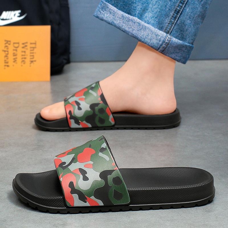 Men Big Size EVA Slide Slippers Soft Cushion Summer Casual Beach Sandals Lightweight Indoor Outdoor 39 To 48