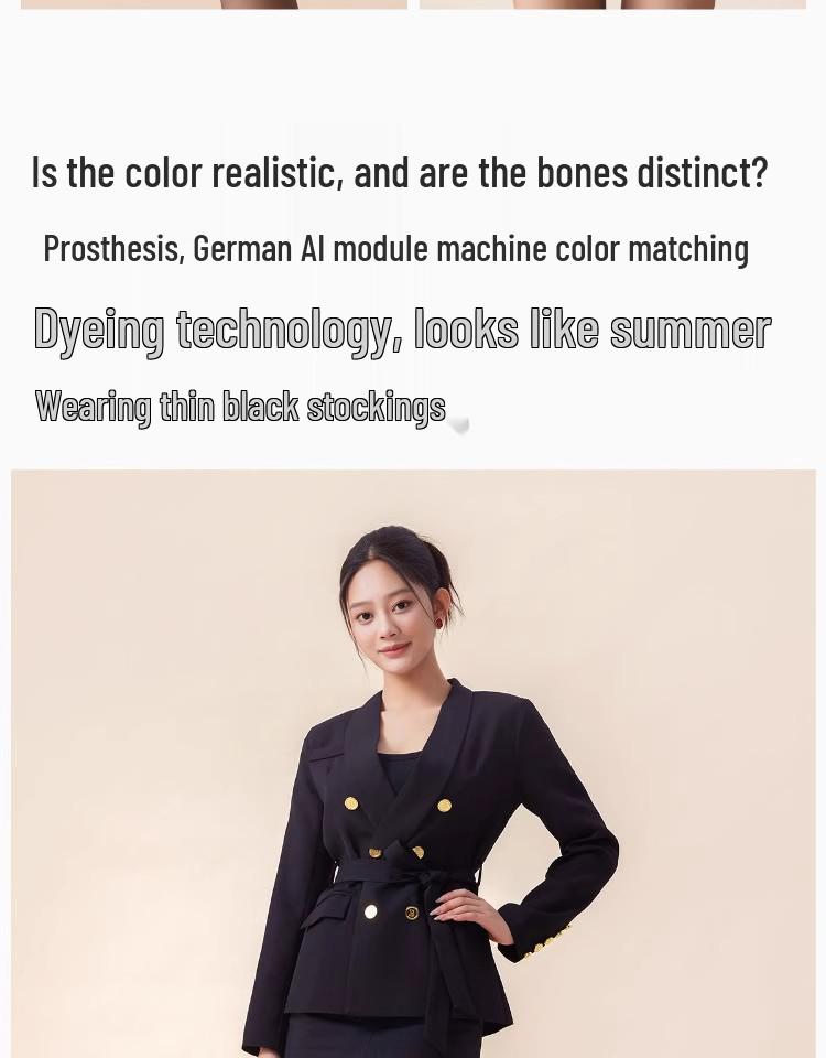 Xu Lu Inspired Women's Sheer Black Velvet Leggings for Autumn/Winter