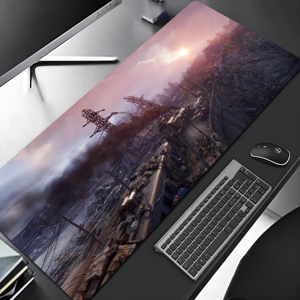 Metro Exodus Druk Podkładka pod mysz Krawędź Duża Gamingowa Blokująca Komputer Gracz Duża Gumowa Sztuka Drukowanie DIY Podkładka pod mysz Laptop Mata na biurko