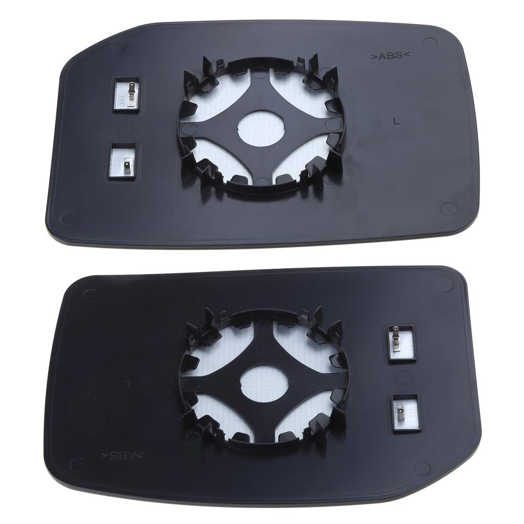 Compatible for MK6 MK7 2000-2014 Rear View Mirror Glass Lens Large Vision Wide Angle with Heating Anti-Glare Waterproof