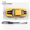 TOKAXI 1/36 Scale Chevrolet Camaro Diecast Car Model with Bumblebee Pullback Toy Car, Gift for Boys and Girls (Yellow)