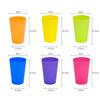 Colourful Cups For Juice Coffee Lightweight Multipurpose