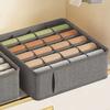3PCS Fabric Clothes Storage Organizer Cation PP Sock Bra Pants Wardrobe Organizers Of Cabinets And Drawers Home Organizer Box