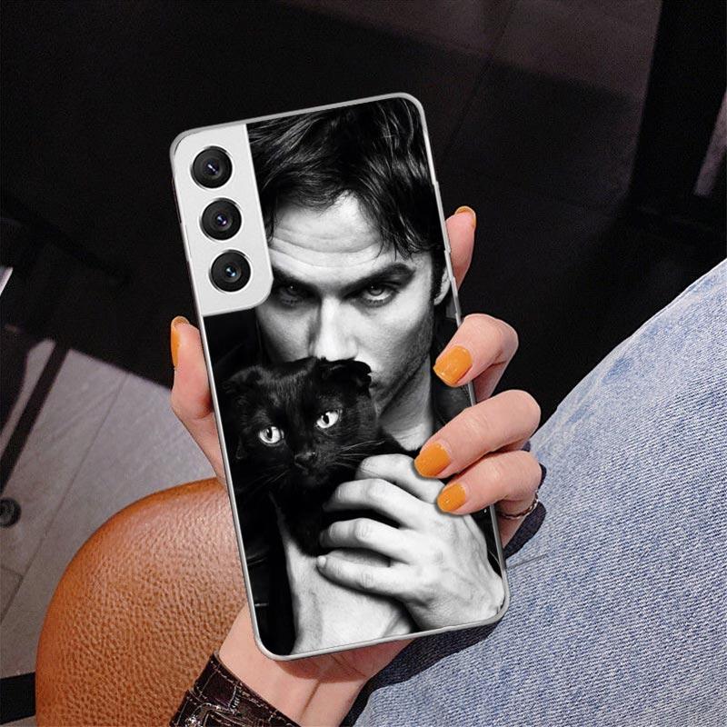 The Vampire Diaries Salvatore Phone Case For Samsung Galaxy S24 S25 Edge S26 Ultra S23 S22 S21 Plus S20 FE + Personalized Print